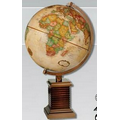 Frank Lloyd Wright Glencoe Antique Desk Globe w/ Brick Look Stand